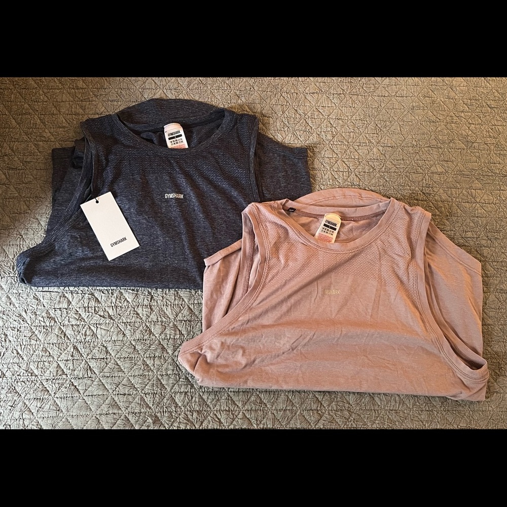 2 New Gymshark Seamless Tanks!